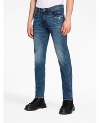 blaue enge Jeans von Armani Exchange