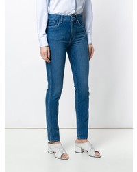 blaue enge Jeans von Khaite