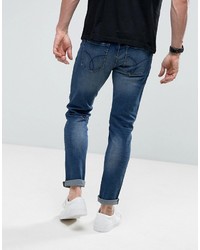 blaue enge Jeans von Calvin Klein Jeans