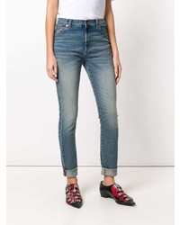 blaue enge Jeans von Gucci