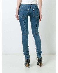 blaue enge Jeans von Balmain