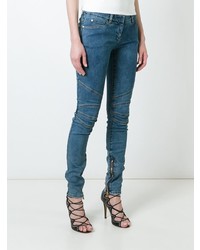 blaue enge Jeans von Balmain