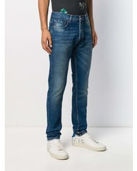 blaue enge Jeans von Htc Los Angeles