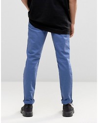 blaue enge Jeans von Asos