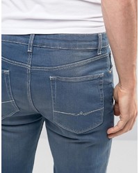 blaue enge Jeans von Asos