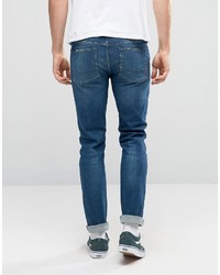 blaue enge Jeans von Asos