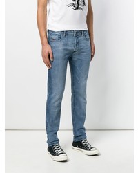 blaue enge Jeans von Diesel