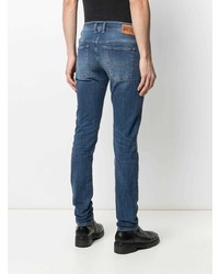 blaue enge Jeans von Diesel