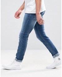 blaue enge Jeans von Diesel