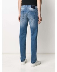 blaue enge Jeans von Kiton