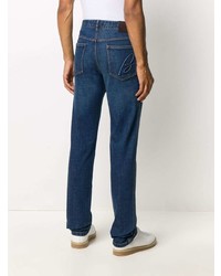 blaue enge Jeans von Brioni