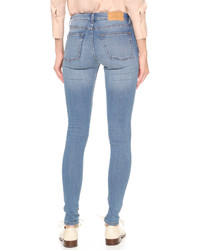 blaue enge Jeans von Cheap Monday