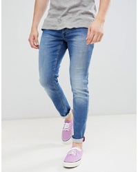 blaue enge Jeans von Solid