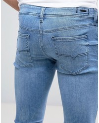 blaue enge Jeans von Diesel