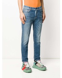 blaue enge Jeans von Off-White