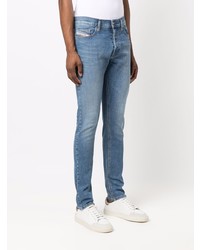 blaue enge Jeans von Diesel