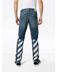 blaue enge Jeans von Off-White