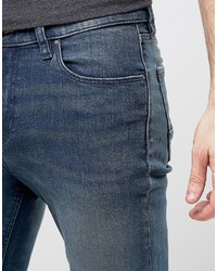 blaue enge Jeans von Asos