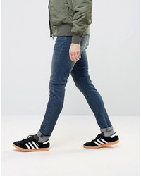 blaue enge Jeans von Asos