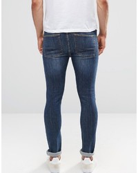 blaue enge Jeans von Asos