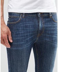 blaue enge Jeans von Asos