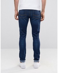 blaue enge Jeans von Asos