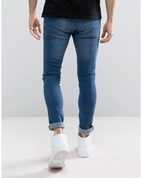 blaue enge Jeans von Pull&Bear