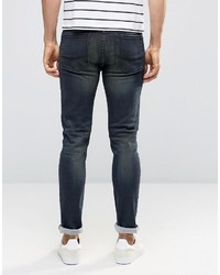 blaue enge Jeans von Asos