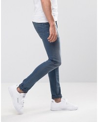 blaue enge Jeans von Asos