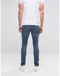 blaue enge Jeans von Asos