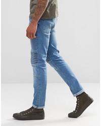 blaue enge Jeans von Asos