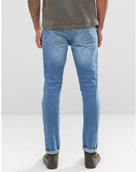 blaue enge Jeans von Asos