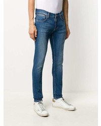 blaue enge Jeans von Nudie Jeans