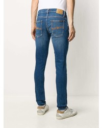 blaue enge Jeans von Nudie Jeans