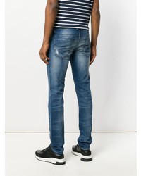 blaue enge Jeans von Diesel