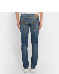 blaue enge Jeans von Nudie Jeans