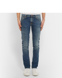 blaue enge Jeans von Nudie Jeans