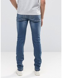 blaue enge Jeans von Cheap Monday