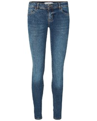 blaue enge Jeans von Vero Moda