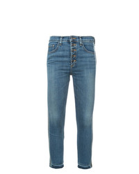 blaue enge Jeans von Veronica Beard