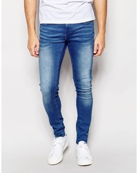 blaue enge Jeans von WÅVEN