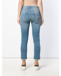 blaue enge Jeans von Mira Mikati