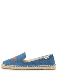 blaue Espadrilles von Soludos