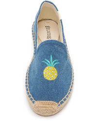 blaue Espadrilles von Soludos