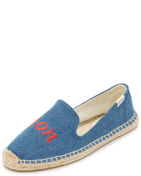 blaue Espadrilles von Soludos