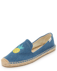 blaue Espadrilles von Soludos