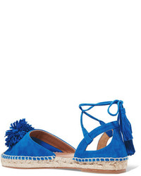 blaue Espadrilles von Aquazzura