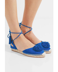 blaue Espadrilles von Aquazzura