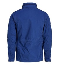 blaue Feldjacke von Jack & Jones