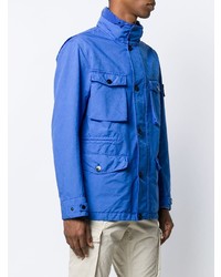 blaue Feldjacke von Stone Island